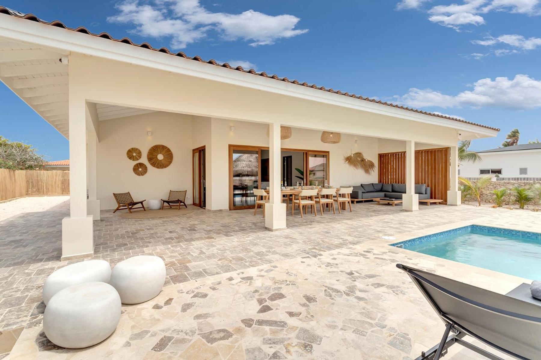 Casa Madera With Large Garden And Private Pool Villa Kralendijk  Exterior photo