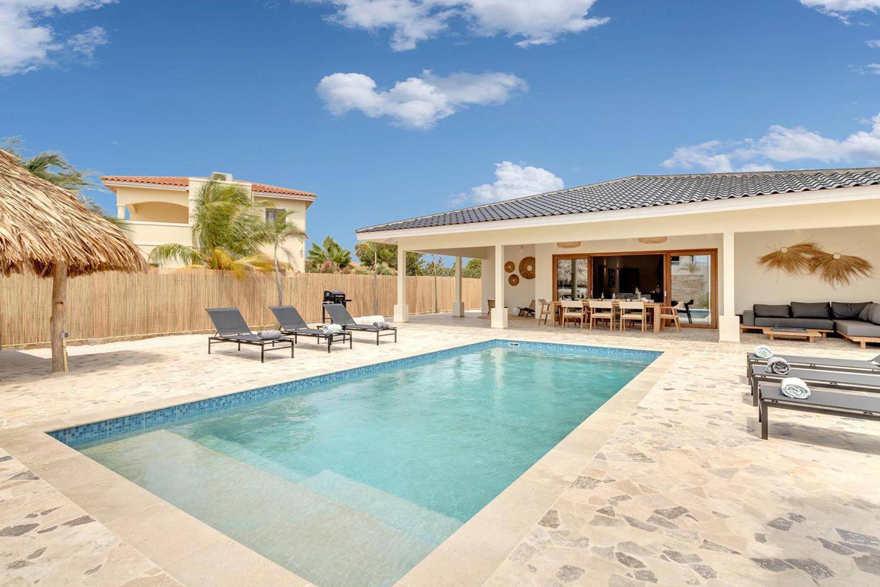 Casa Madera With Large Garden And Private Pool Villa Kralendijk  Exterior photo
