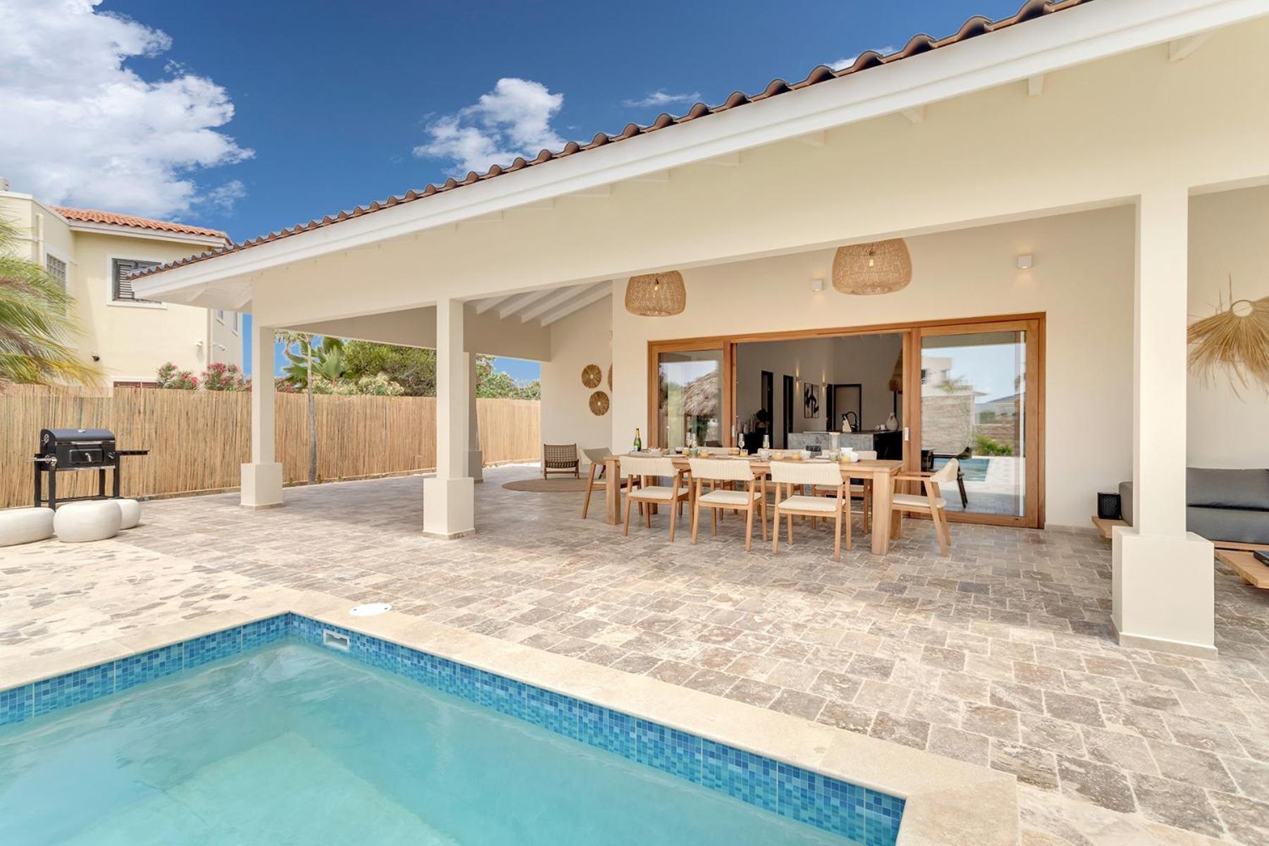 Casa Madera With Large Garden And Private Pool Villa Kralendijk  Exterior photo